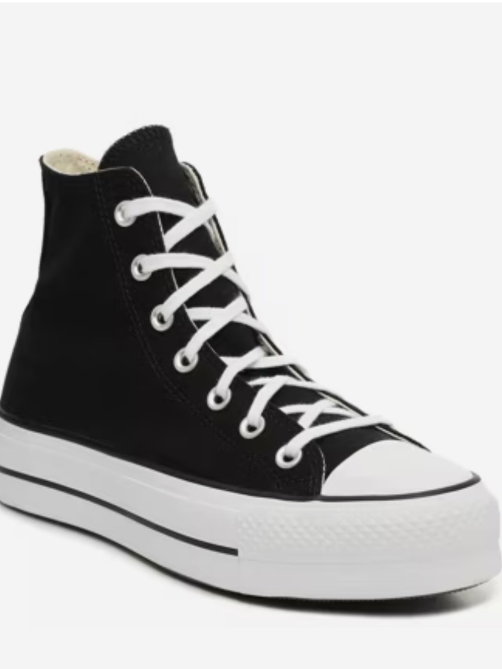 Black Platform High-Tops